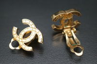 シャネル　イヤリング　ピアス加工