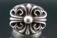 クロムハーツ　キーパーリング　ダイヤカスタム